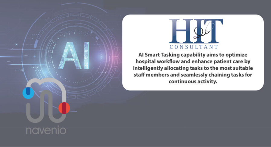 HIT Consultant media hit Navenio’s AI Smart Tasking Improves Hospital Workflow